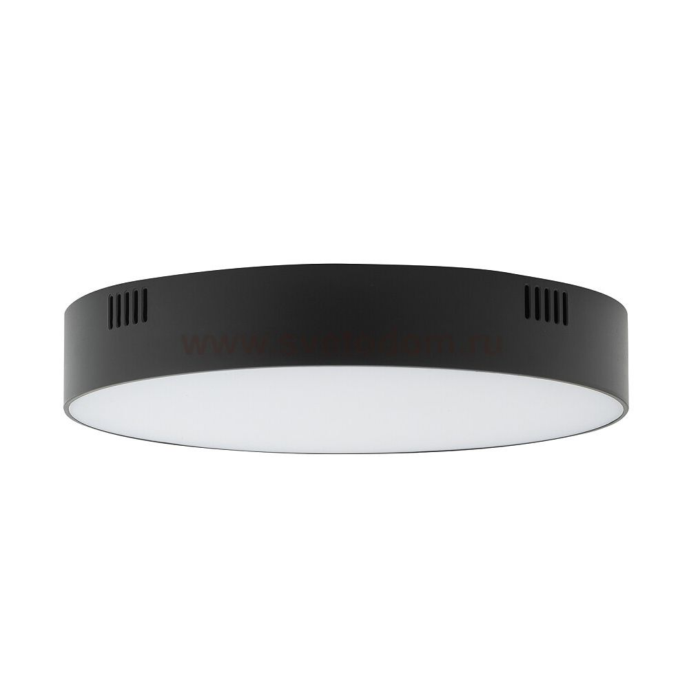 Потолочный cветильник Nowodvorski Lid Round Led Black (Cерия Lid Led, Модель круглая, Цвет Черный) арт. 10407