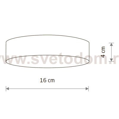Потолочный cветильник Nowodvorski Lid Round Led Black (Cерия Lid Led, Модель круглая, Цвет Черный) арт. 10407