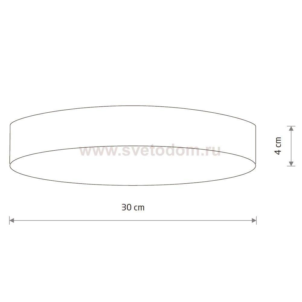 Потолочный cветильник Nowodvorski Lid Round Led Black (Cерия Lid Led, Модель круглая, Цвет Черный) арт. 10410