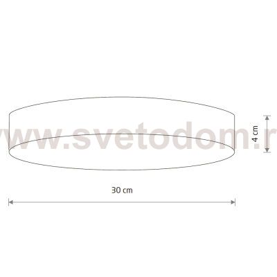 Потолочный cветильник Nowodvorski Lid Round Led Black (Cерия Lid Led, Модель круглая, Цвет Черный) арт. 10410