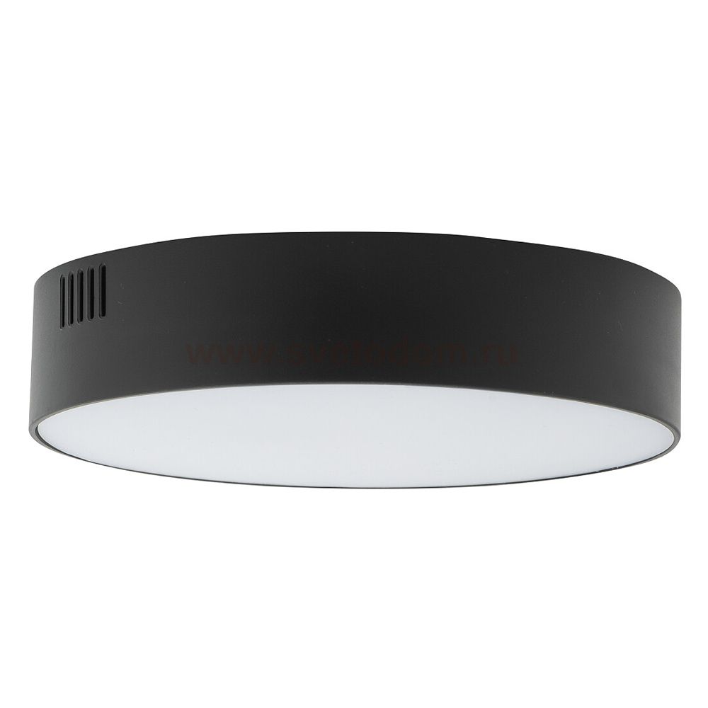 Потолочный cветильник Nowodvorski Lid Round Led Black (Cерия Lid Led, Модель круглая, Цвет Черный) арт. 10417