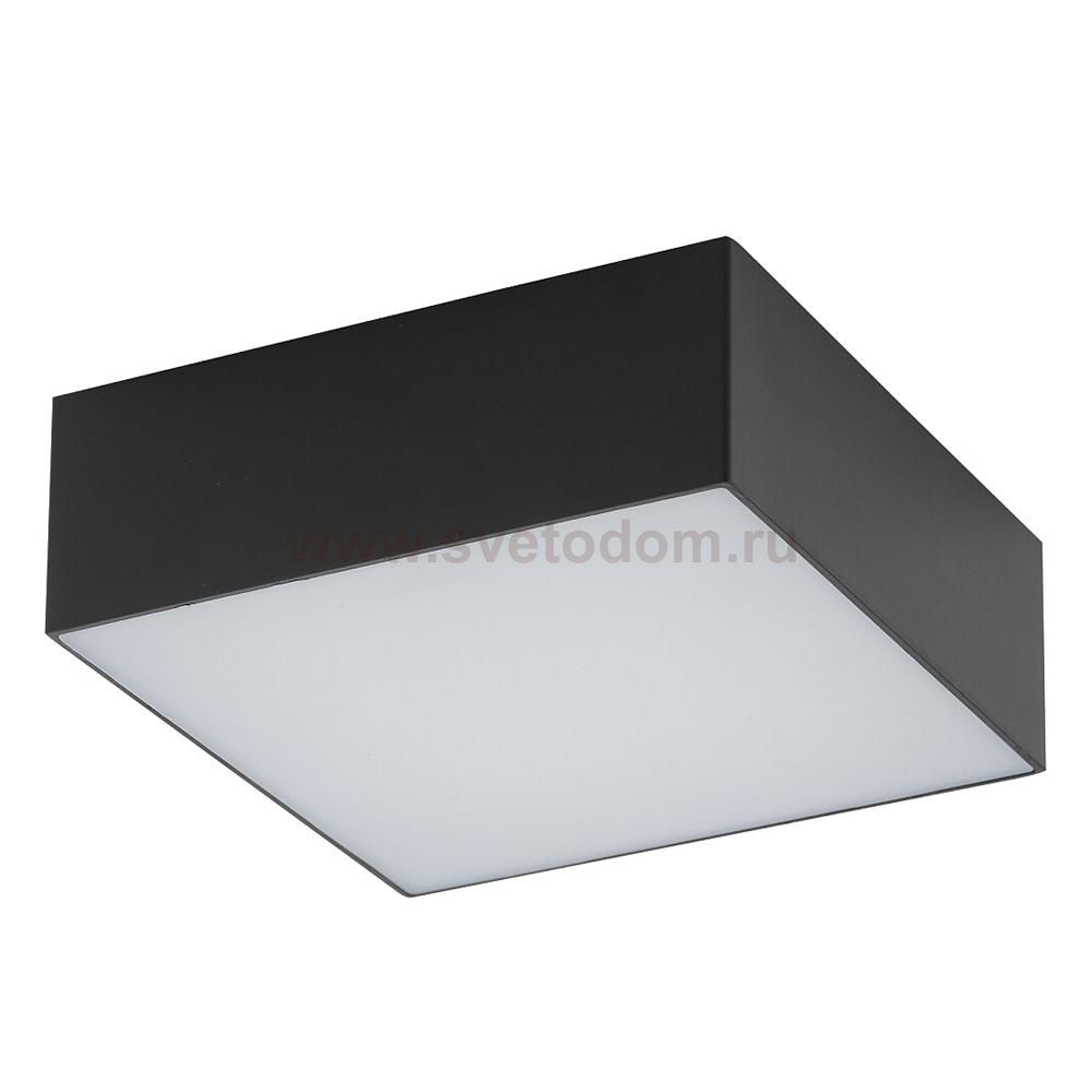 Потолочный cветильник Nowodvorski Lid Square Led Black (Cерия Lid Led, Модель квадратная, Цвет Черный) арт. 10424