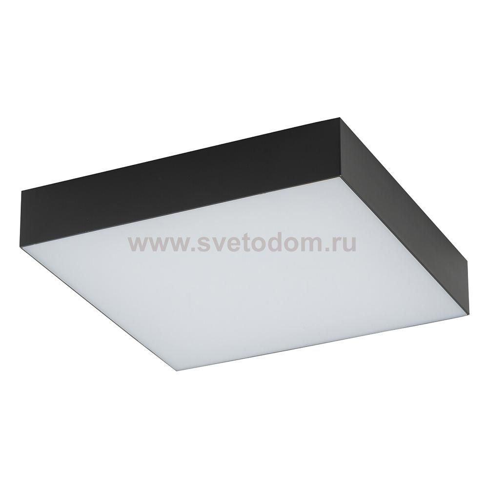 Потолочный cветильник Nowodvorski Lid Square Led Black (Cерия Lid Led, Модель квадратная, Цвет Черный) арт. 10426