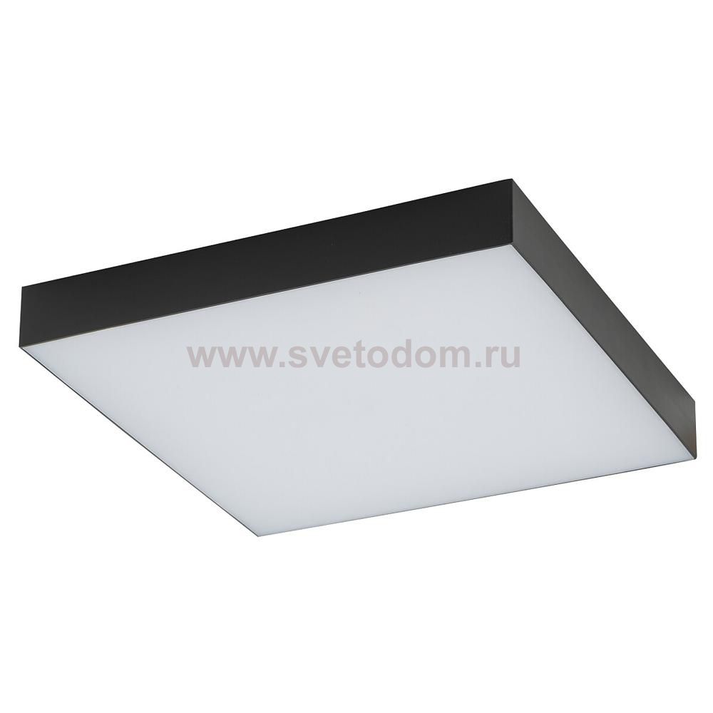 Потолочный cветильник Nowodvorski Lid Square Led Black (Cерия Lid Led, Модель квадратная, Цвет Черный) арт. 10427