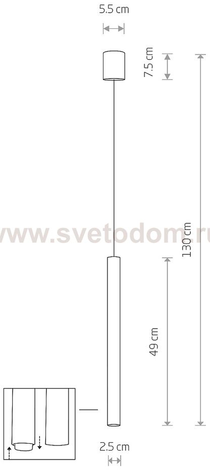Потолочная люстра Nowodvorski Laser 490 10451