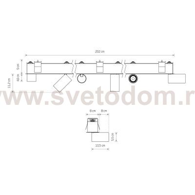 Спот встраиваемый Nowodvorski Mono 10468