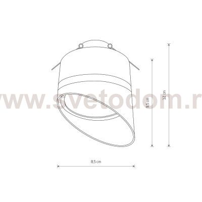 Встраиваемый светильник Nowodvorski Vis White (Cерия Vis, Цвет Белый) арт. 10486