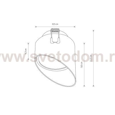 Встраиваемый светильник Nowodvorski Hvar Black (Cерия Hvar, Цвет Черный) арт. 10487