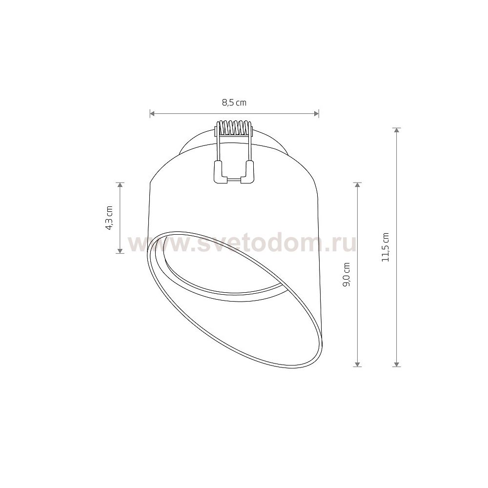 Встраиваемый светильник Nowodvorski Hvar White (Cерия Hvar, Цвет Белый) арт. 10488