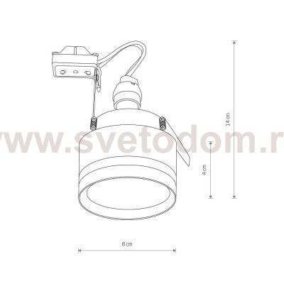Встраиваемый светильник Nowodvorski Mljet Black (Cерия Mljet, Цвет Черный) арт. 10493