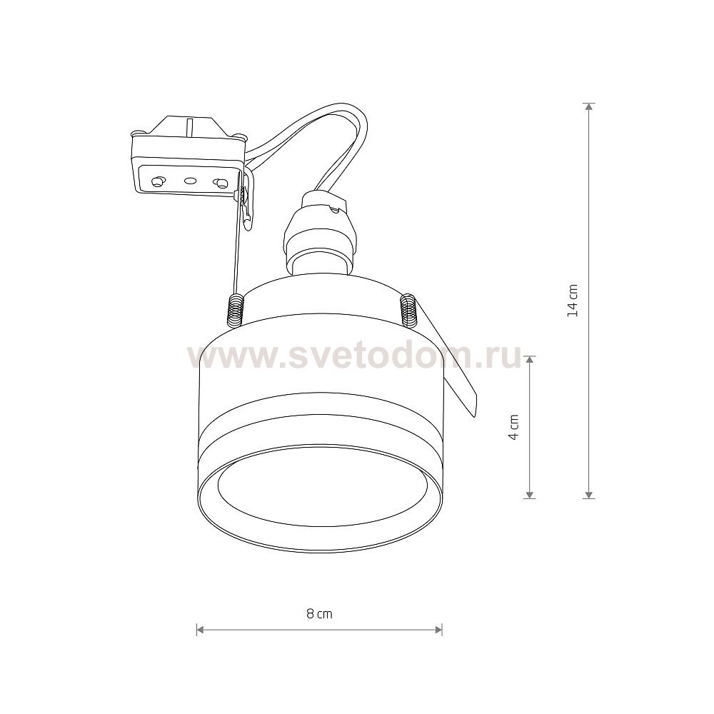 Встраиваемый светильник Nowodvorski Mljet White (Cерия Mljet, Цвет Белый) арт. 10494