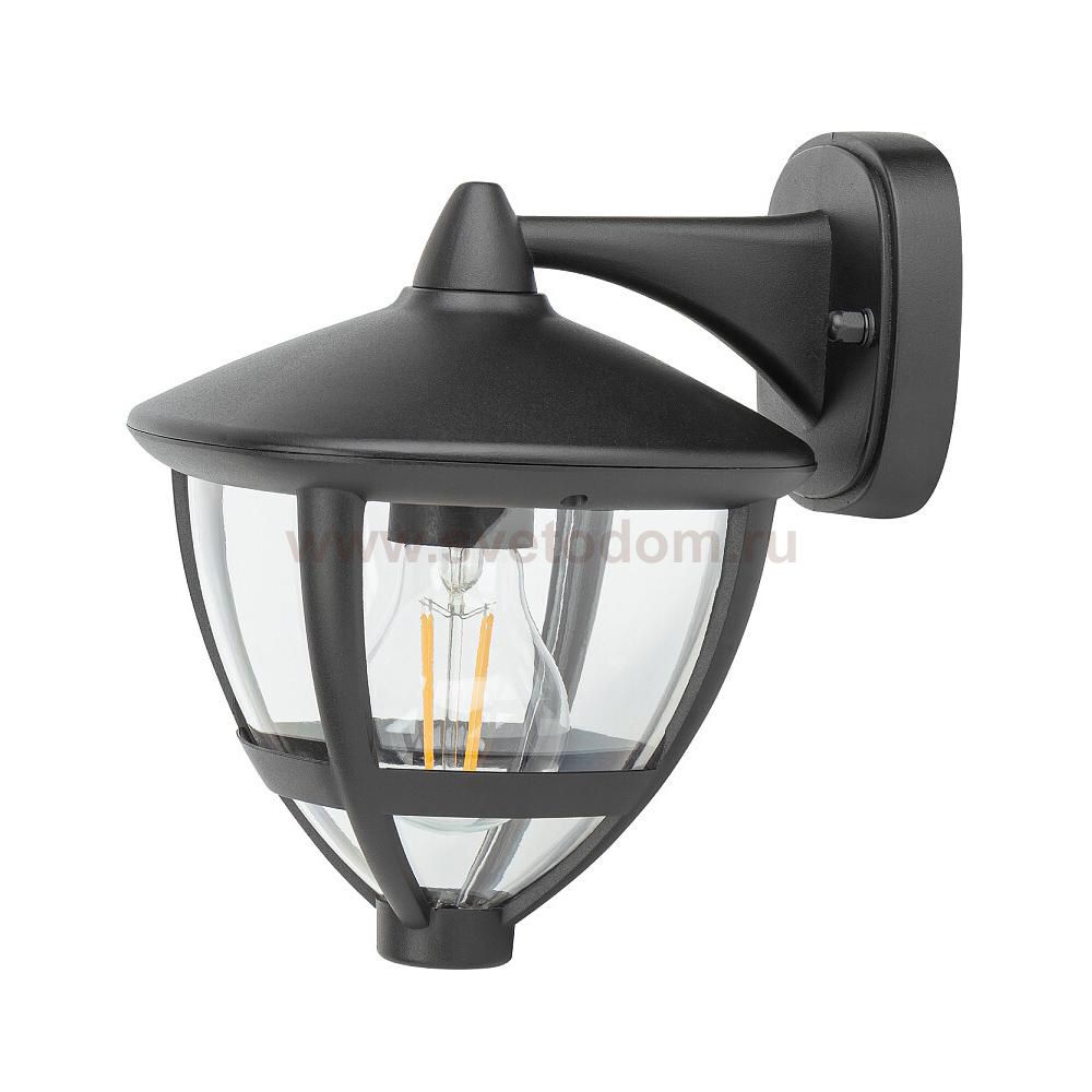 Уличный настенный светильник Nowodvorski Amelia Black (Cерия Amelia, Цвет Черный) арт. 10495