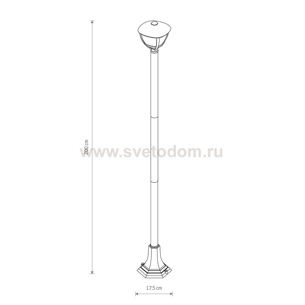 Уличный светильник Nowodvorski Amelia Black (Cерия Amelia, Цвет Черный) арт. 10498