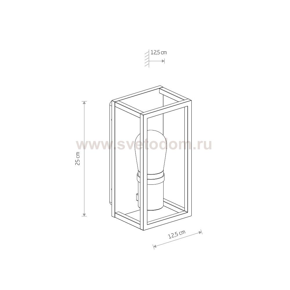 Уличный настенный светильник Nowodvorski Margot Graphite (Cерия Margot, Цвет Графит) арт. 10504