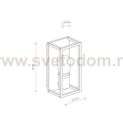 Уличный настенный светильник Nowodvorski Margot Graphite (Cерия Margot, Цвет Графит) арт. 10504