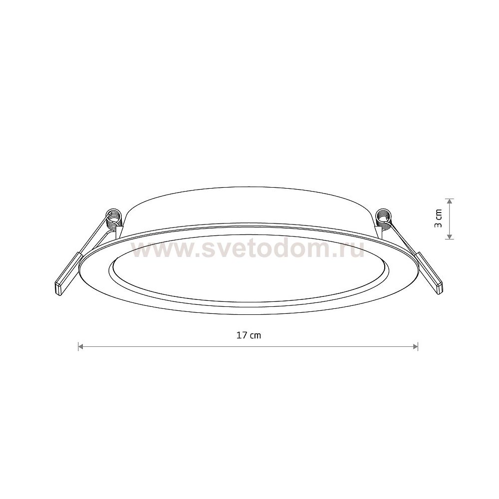 Встраиваемый светильник Nowodvorski Mykonos Led White (Cерия Mykonos Led, Цвет Белый) арт. 10540