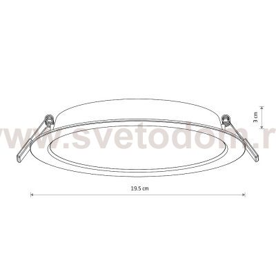 Встраиваемый светильник Nowodvorski Mykonos Led White (Cерия Mykonos Led, Цвет Белый) арт. 10543