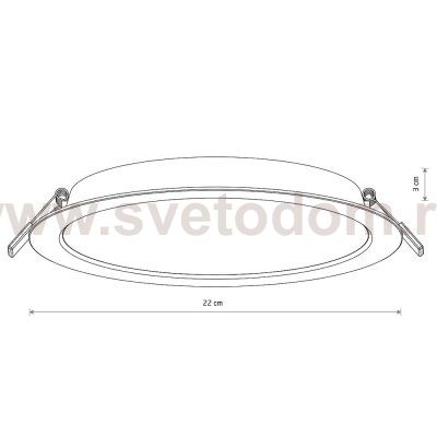 Встраиваемый светильник Nowodvorski Mykonos Led White (Cерия Mykonos Led, Цвет Белый) арт. 10544