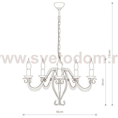 Люстра подвесная Nowodvorski TESA V 1055