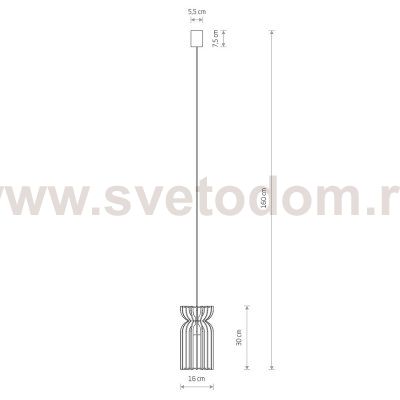 Люстра подвесная Nowodvorski Kymi B 10574