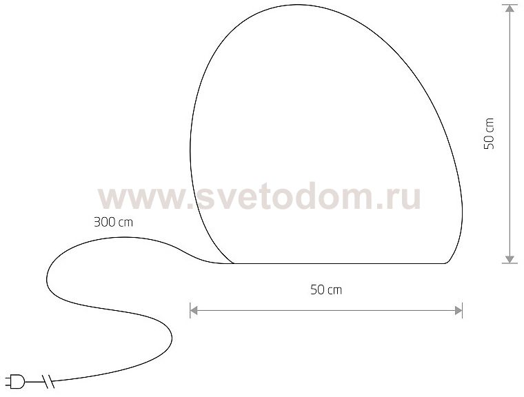 Ландшафтный светильник Nowodvorski Stone M 10580