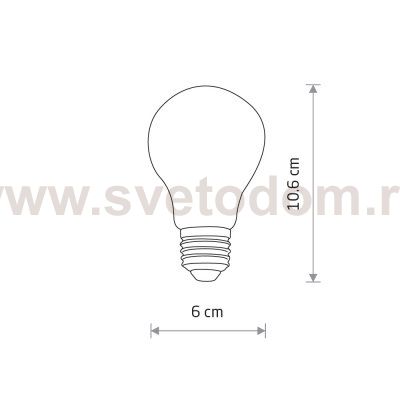 Лампа светодиодная Nowodvorski Bulb Transparent (Cерия Bulb, Цвет Прозрачный) арт. 10588