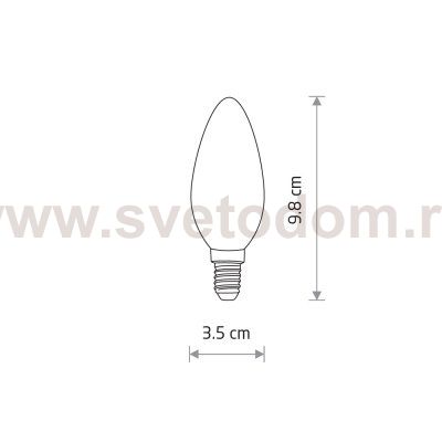 Лампа светодиодная Nowodvorski Bulb Transparent (Cерия Bulb, Цвет Прозрачный) арт. 10589
