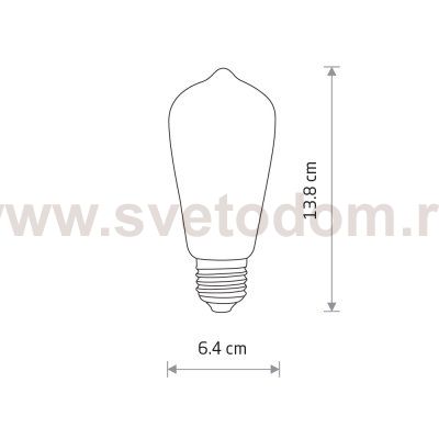Лампа светодиодная Nowodvorski Vintage Led Transparent (Cерия Vintage Led, Цвет Прозрачный) арт. 10594