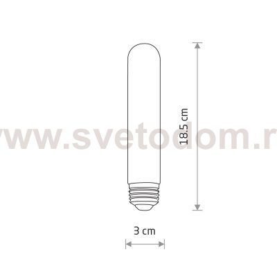 Лампа светодиодная Nowodvorski Vintage Led Transparent (Cерия Vintage Led, Цвет Прозрачный) арт. 10595