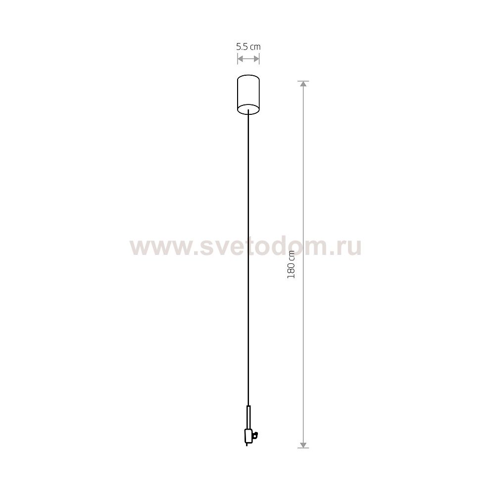 Подвесной комплект для магнитных треков Nowodvorski Lvm Black (Cерия Lvm, Цвет Черный) арт. 10597