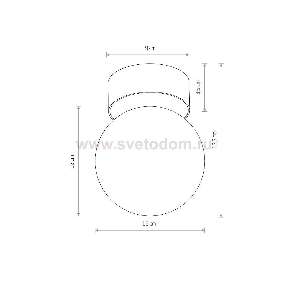 Потолочный cветильник Nowodvorski Kier S Satine Gold (Cерия Kier S, Цвет Сатиновое Золото) арт. 10623