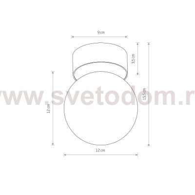 Потолочный cветильник Nowodvorski Kier S Satine Gold (Cерия Kier S, Цвет Сатиновое Золото) арт. 10623