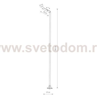 Уличный светодиодный светильник Nowodvorski Pathway Led Black (Cерия Pathway Led, Цвет Черный) арт. 10633