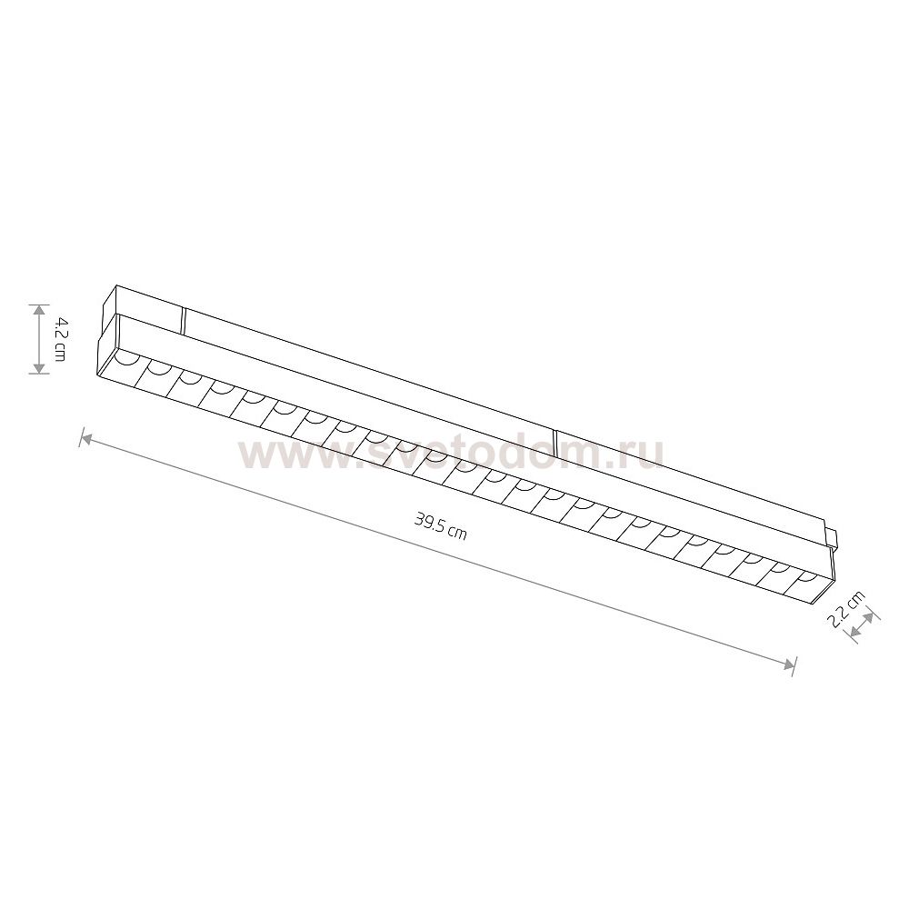 Трековый магнитный светильник Nowodvorski Focus Led Black (Cерия Focus Led, Цвет Черный) арт. 10643