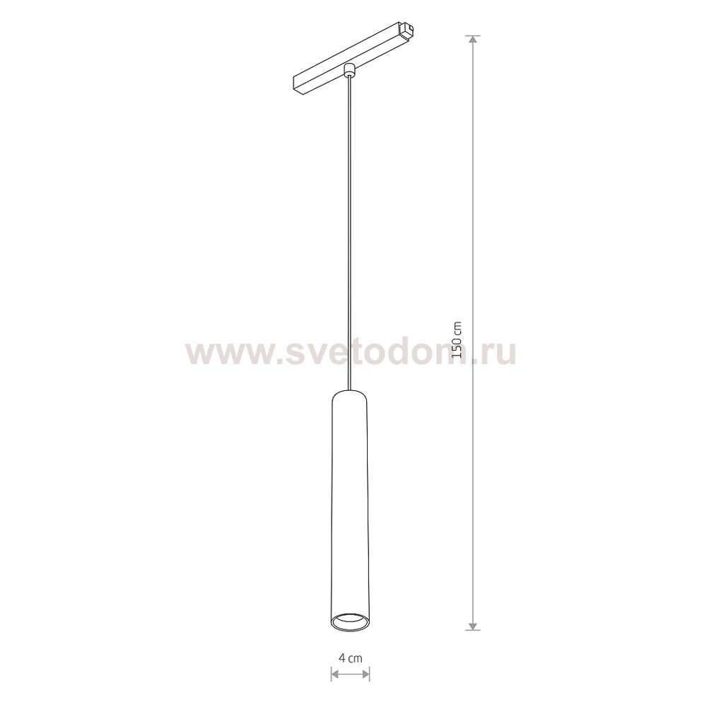 Трековый магнитный светильник Nowodvorski Lvm Roller Black (Cерия Lvm Roller, Цвет Черный) арт. 10652