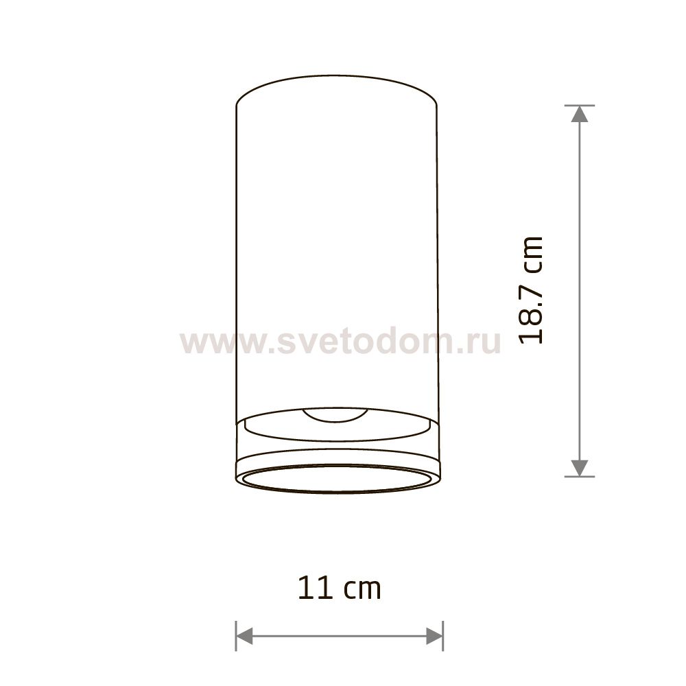 Уличный потолочный светодиодный светильник Nowodvorski Rock Pro Graphite (Cерия Rock Pro, Цвет Графит) арт. 10687