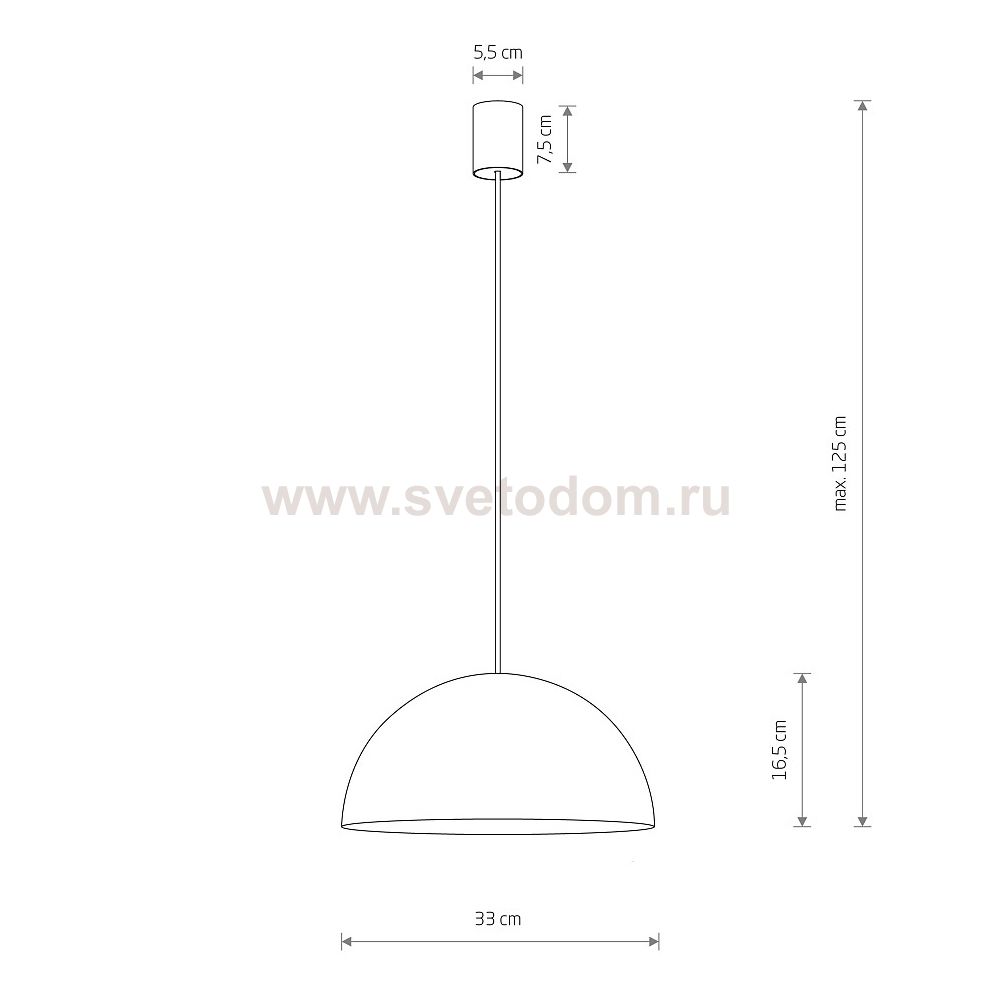 Подвесной светильник Nowodvorski Hemisphere Super S White (Cерия Hemisphere Super S, Цвет Белый) арт. 10695