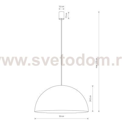 Подвесной светильник Nowodvorski Hemisphere Super L White (Cерия Hemisphere Super L, Цвет Белый) арт. 10696