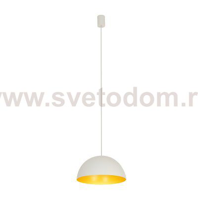 Подвесной светильник Nowodvorski Hemisphere Super S White/Gold (Cерия Hemisphere Super S, Цвет Белый/Золото) арт. 10701