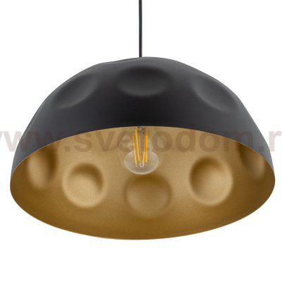 Подвесной светильник Nowodvorski Hemisphere Hit L Black/Satine Gold (Cерия Hemisphere Hit L, Цвет Черный/Сатиновое золото) арт. 10703