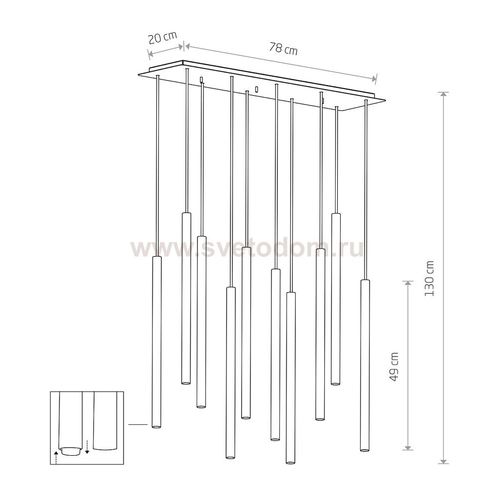 Потолочная люстра Nowodvorski Laser 490 Multicolour (Cерия Laser 490, Цвет Мультиколор) арт. 10705