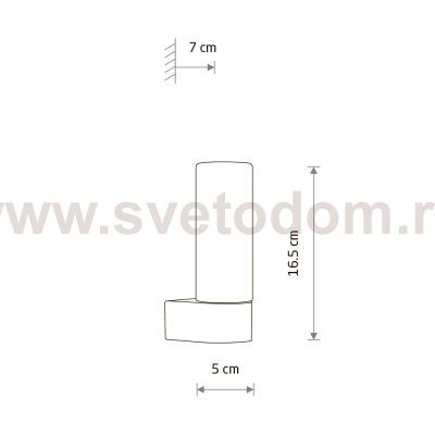 Настенный светильник Nowodvorski Natalie Chrome (Cерия Natalie, Цвет Хром) арт. 10723