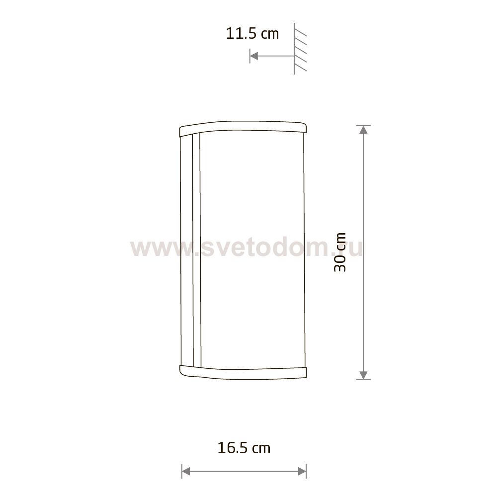 Настенный светильник Nowodvorski Palmas Led Chrome (Cерия Palmas Led, Цвет Хром) арт. 10729