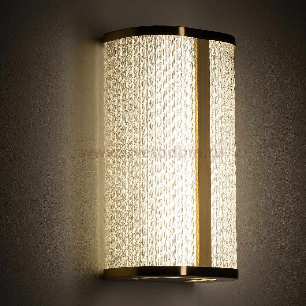 Настенный светильник Nowodvorski Palmas Led Brass (Cерия Palmas Led, Цвет Латунь) арт. 10730