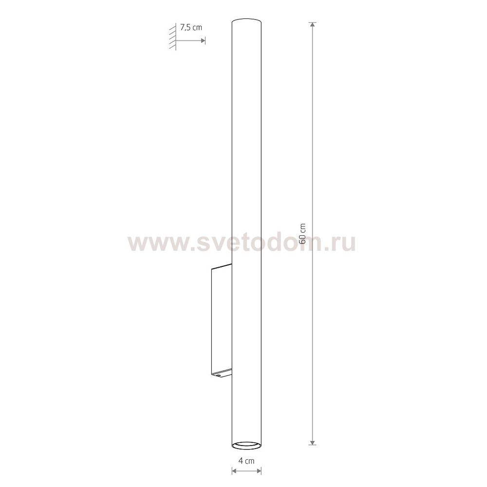 Настенный светильник Nowodvorski Fourty Wall XL White (Cерия Fourty Wall XL, Цвет Белый) арт. 10758