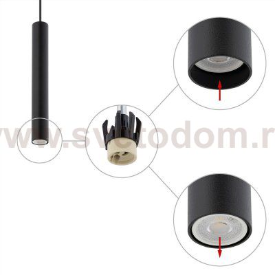 Подвесной светильник Nowodvorski Fourty M Black (Cерия Fourty M, Цвет Черный) арт. 10771