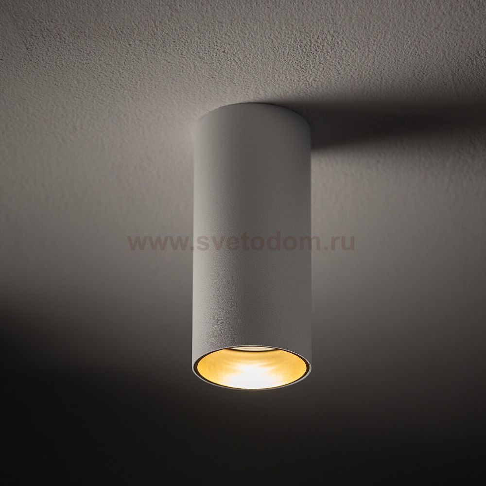 Потолочный cветильник Nowodvorski Mono S White/Gold (Cерия Mono S, Цвет Белый/Золото) арт. 10777