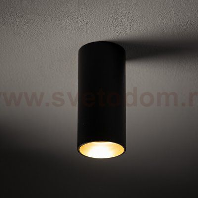 Потолочный cветильник Nowodvorski Mono S Black/Brass (Cерия Mono S, Цвет Черный/Латунь) арт. 10779