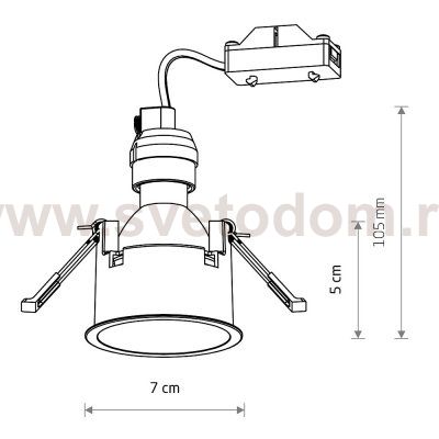 Встраиваемый светильник Nowodvorski Cup 3 Set Black (Cерия Cup 3 Set, Цвет Черный) арт. 10794