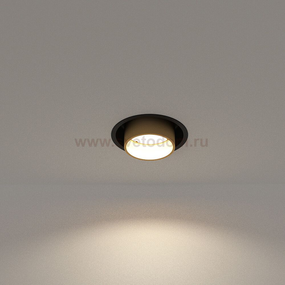 Спот встраиваемый Nowodvorski Mono Slide Gold/Black (Cерия Mono Slide, Цвет Золото/Черный) арт. 10800